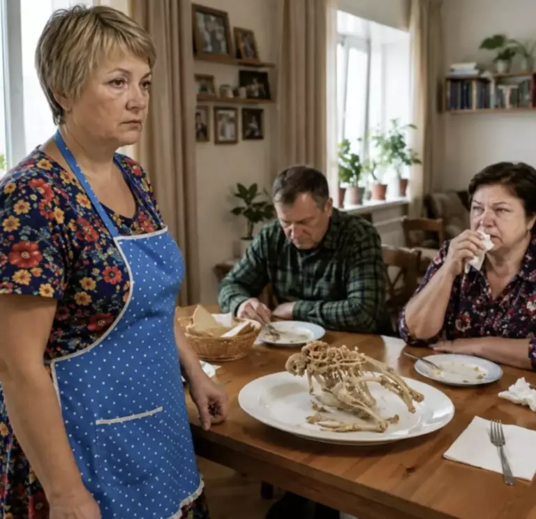 Goście skończyli już swoje ciepłe posiłki, a ja zmywałam naczynia.